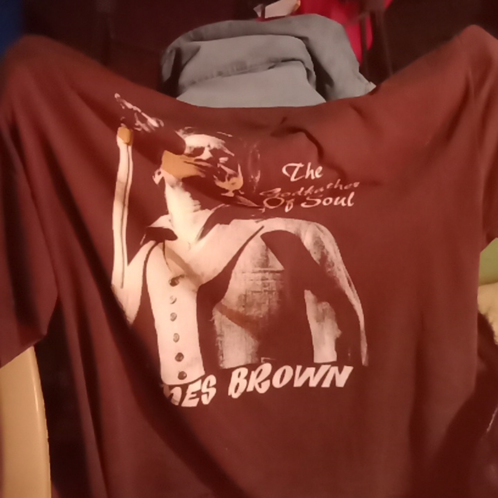 Vintage style t-shirt of godfather's soul James Brown